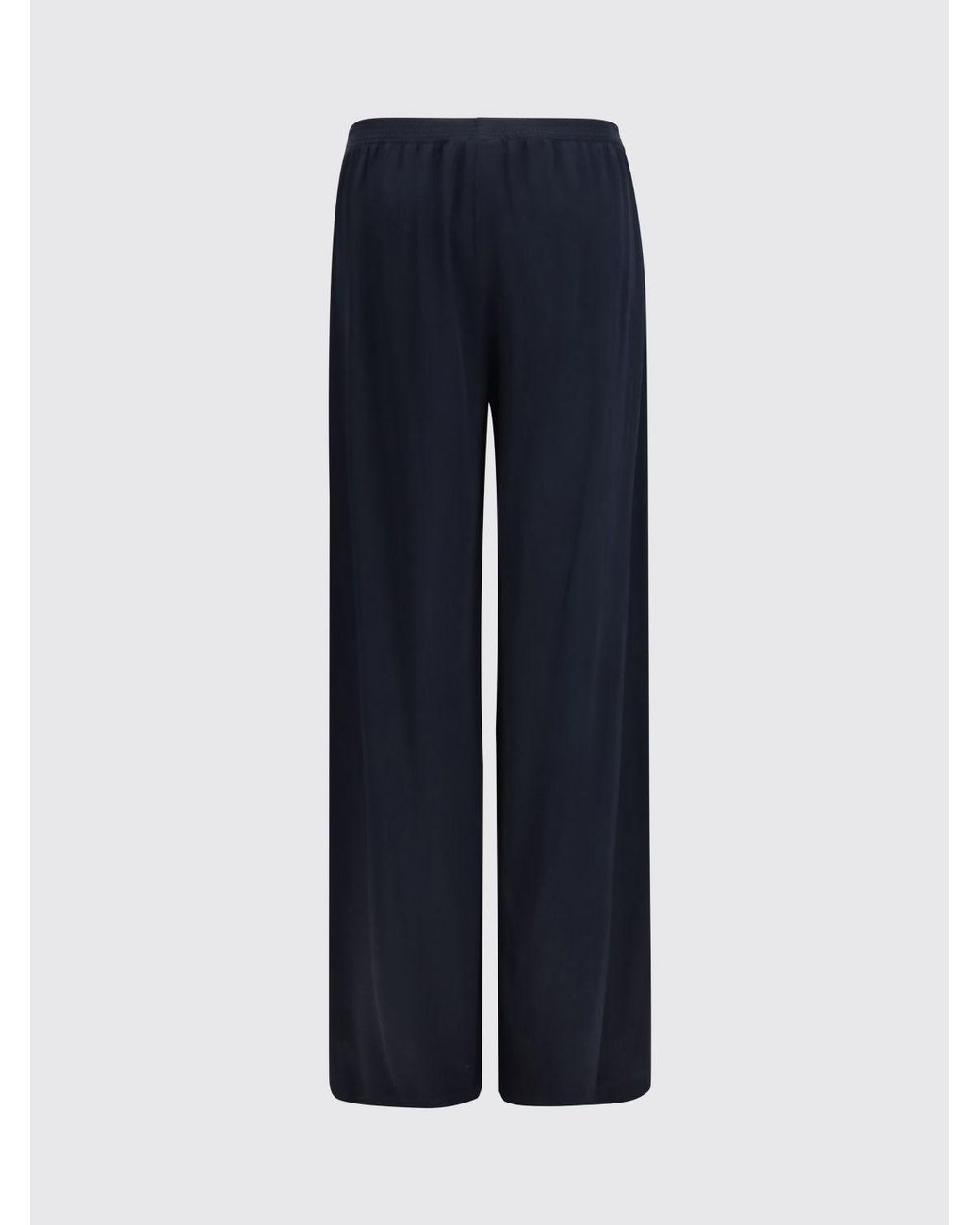 Fabiana Filippi Blue Satin Palazzo Trousers