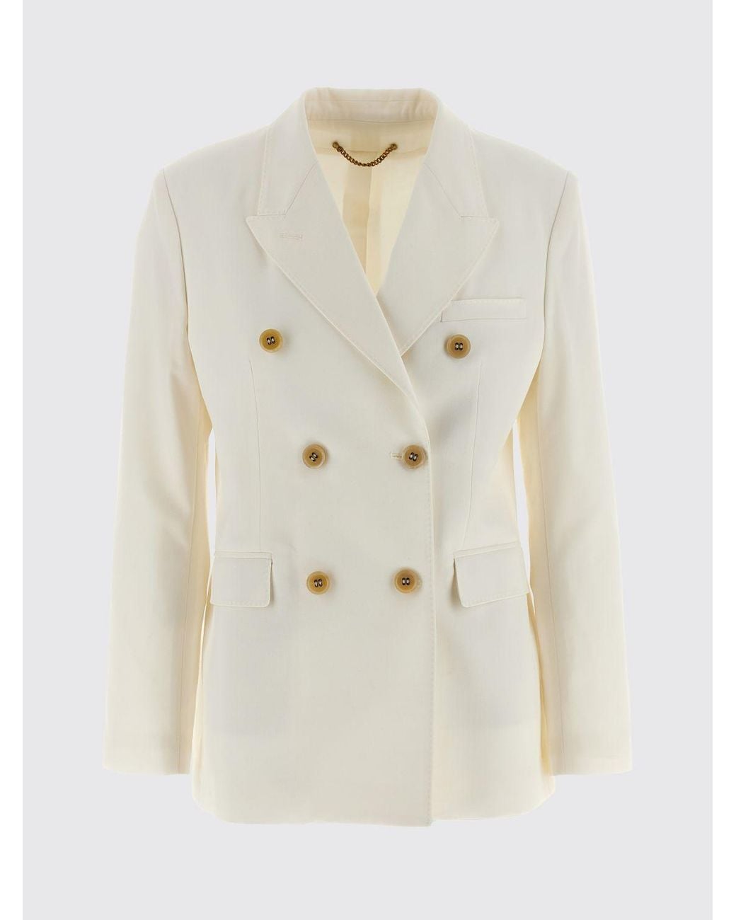Golden Goose Deluxe Brand Natural Journey Light Wool Polyester Blazer