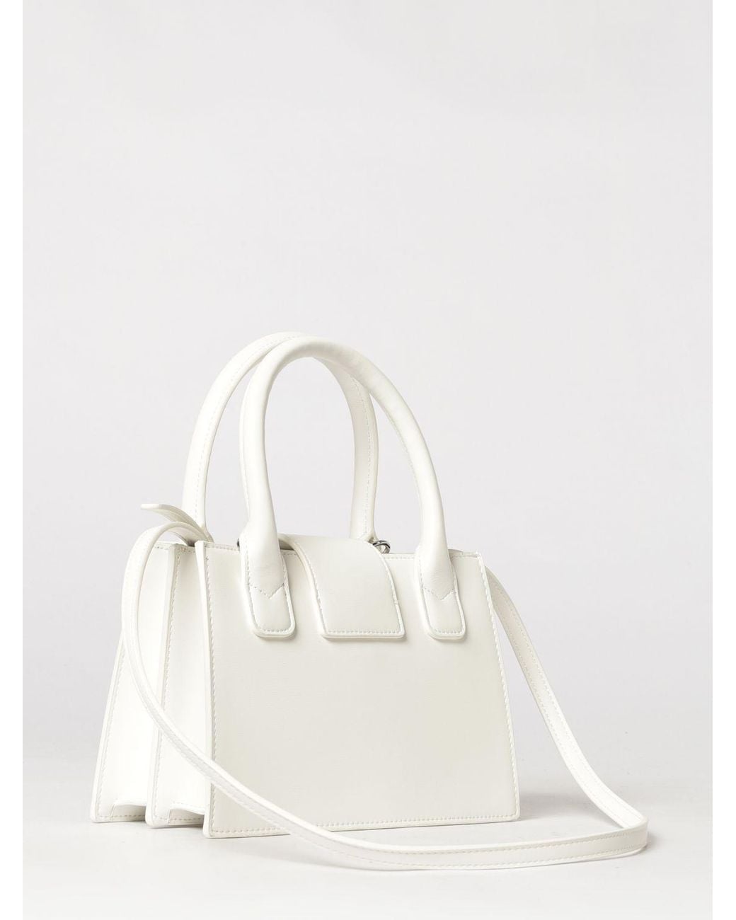ARMANI EXCHANGE White Faux Leather Bag