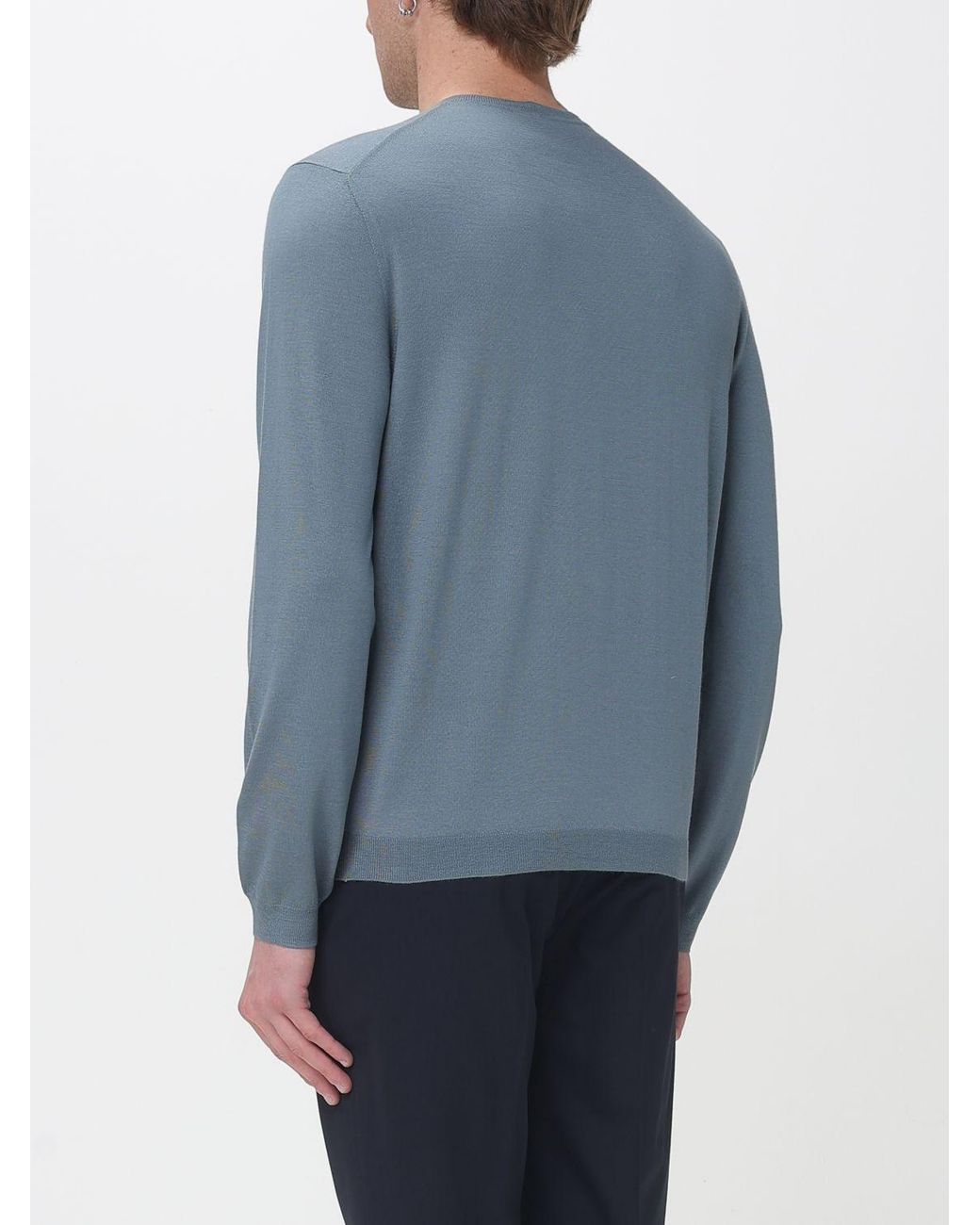 Giorgio Armani Blue Sweater for men