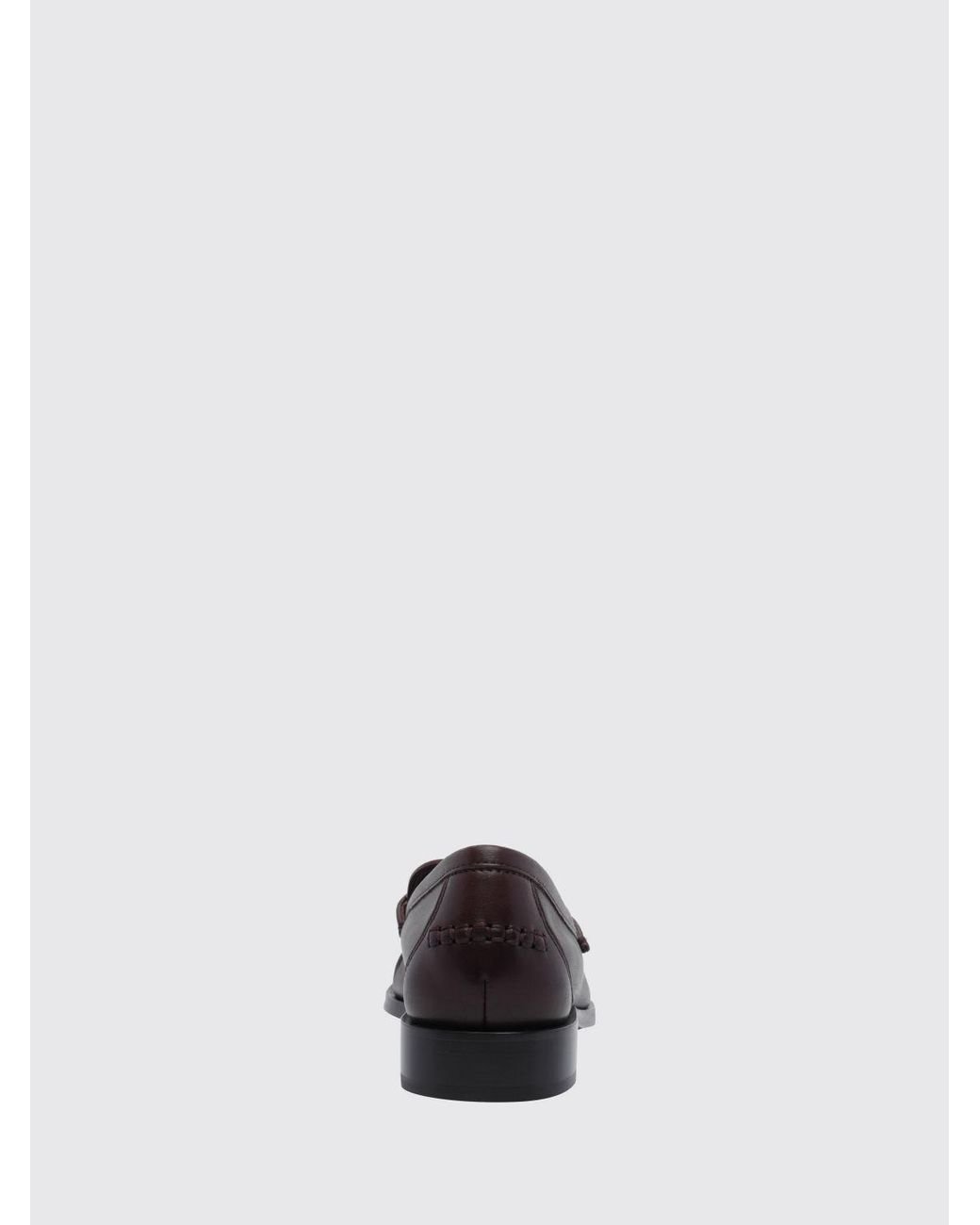 Ferragamo White Gancini Calfskin Penny Loafers With Horsebit Detail