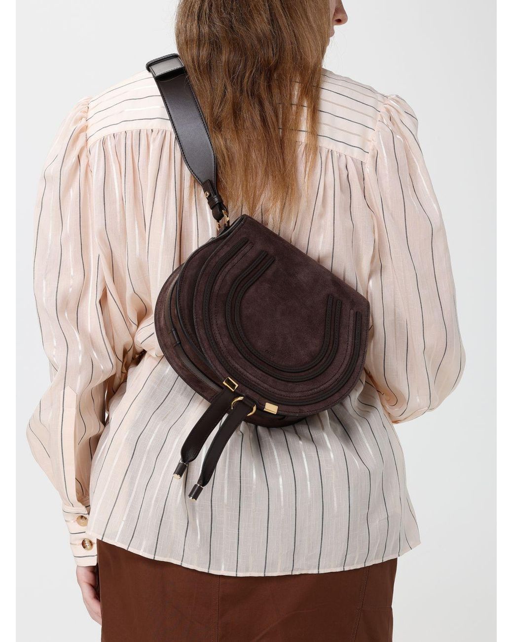 Chloé Brown ChloÉ Marcie Mini Crossbody Bag