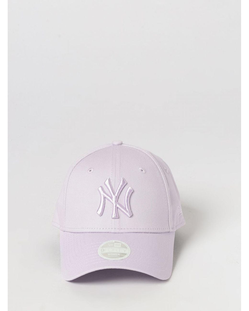 KTZ Pink 9Forty Ny Yankees Cotton Baseball Cap With Embroidered Logo