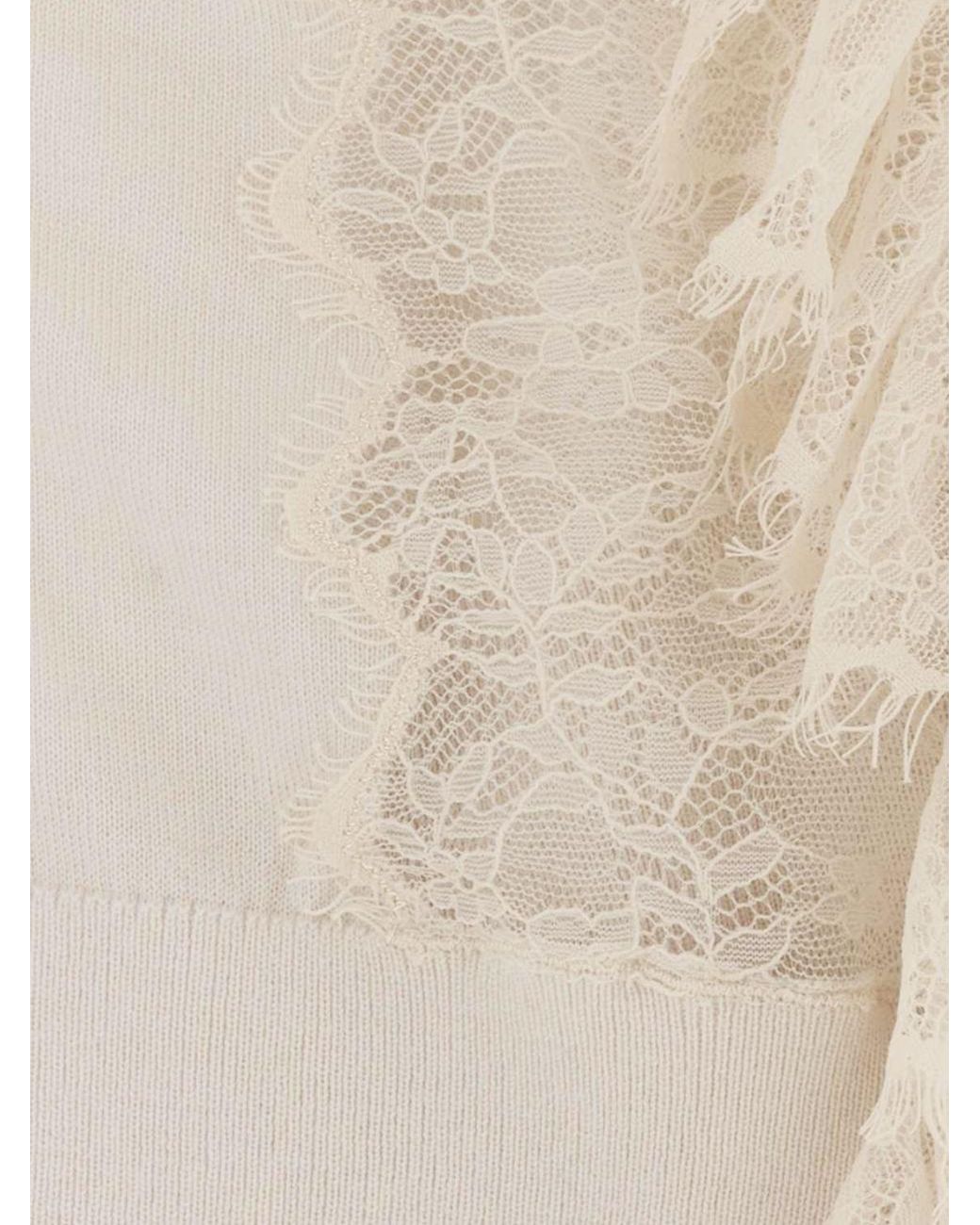 Blumarine Natural Sweater