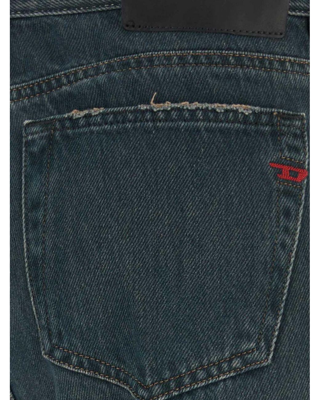 DIESEL Blue D-Akemi High-Waisted Wide-Leg Jeans
