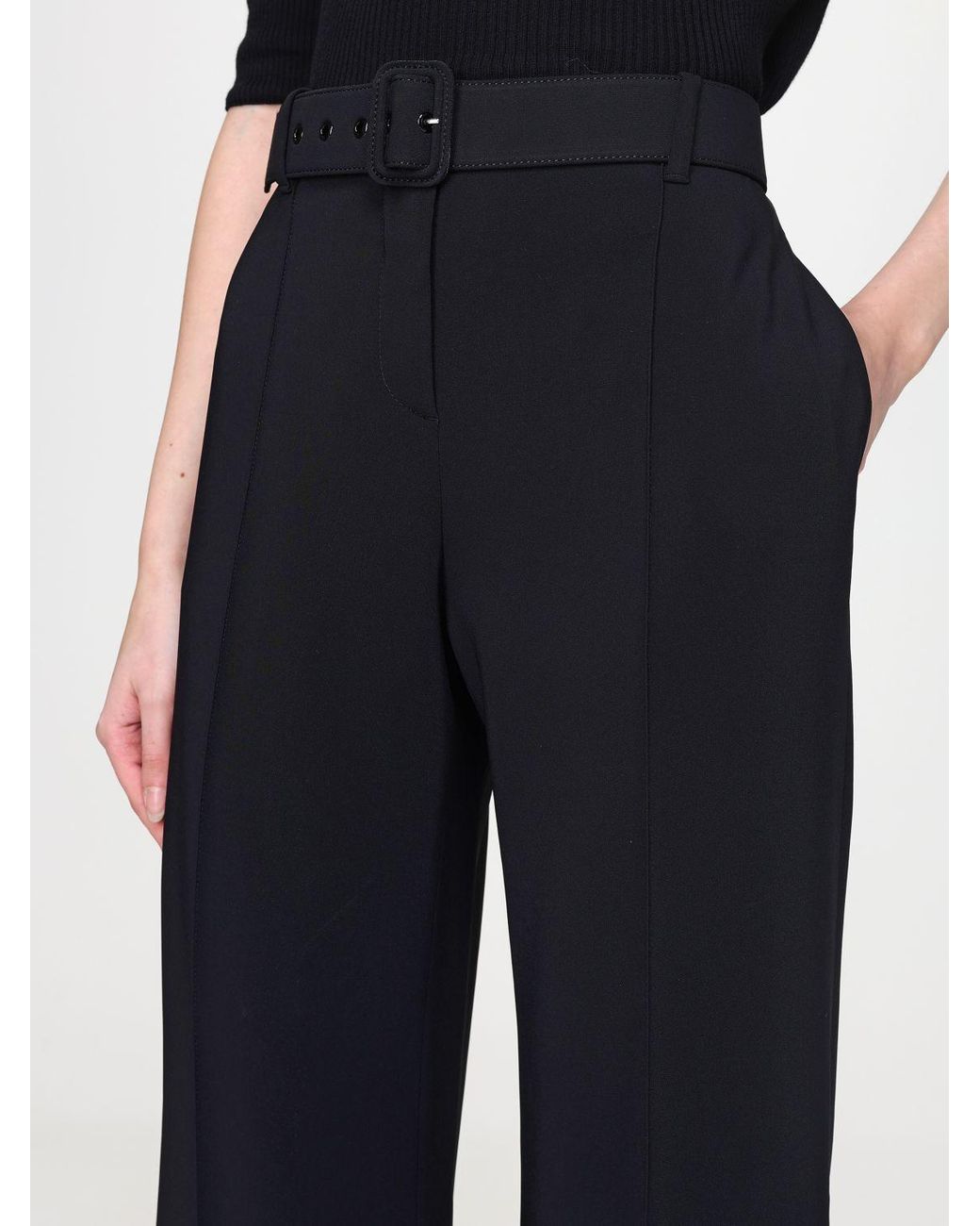 Ermanno Scervino Black Flare Trousers