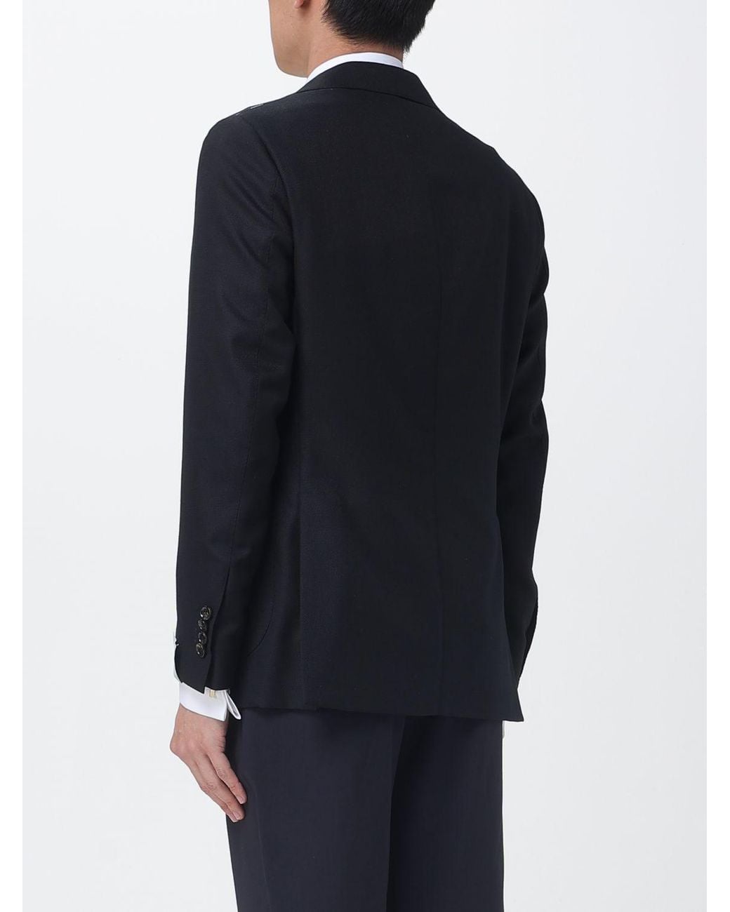 Luigi Borrelli Napoli Blue Single Breasted Blazer for men