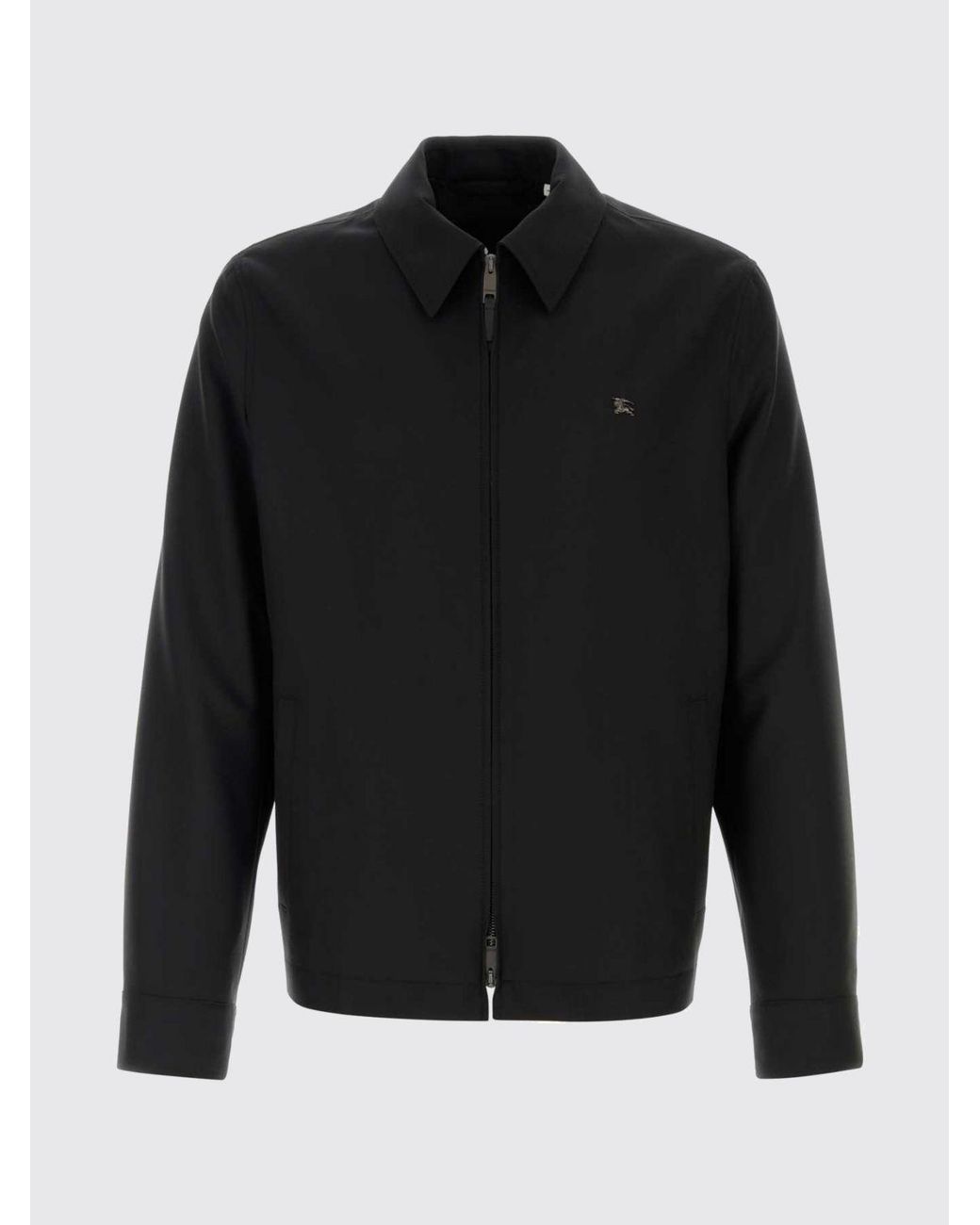 Giacca A Camicia di Burberry in Black da Uomo