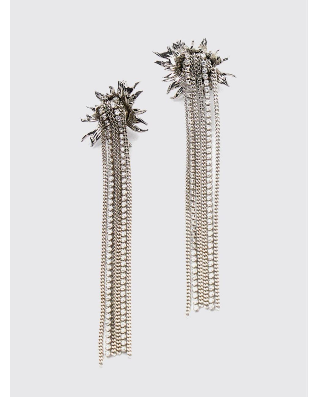 Orecchini Sunflower di McQueen in White