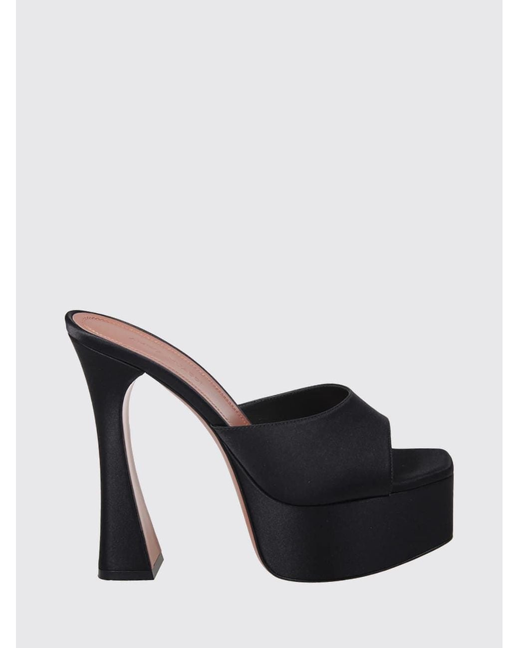 AMINA MUADDI Black Flat Sandal