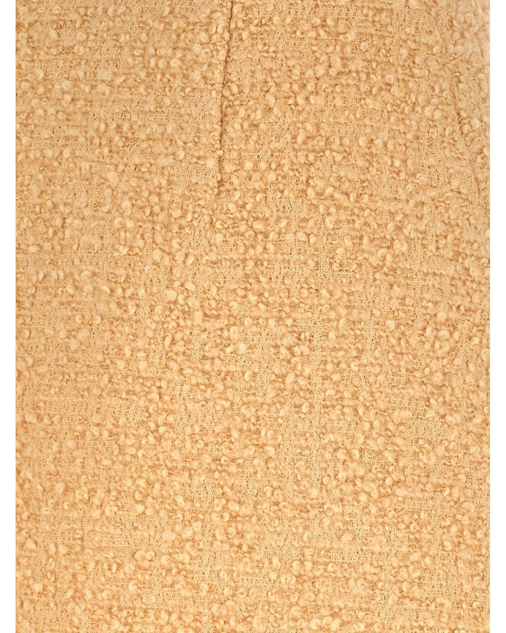 Valentino White Vlogo Virgin Wool Mini Skirt