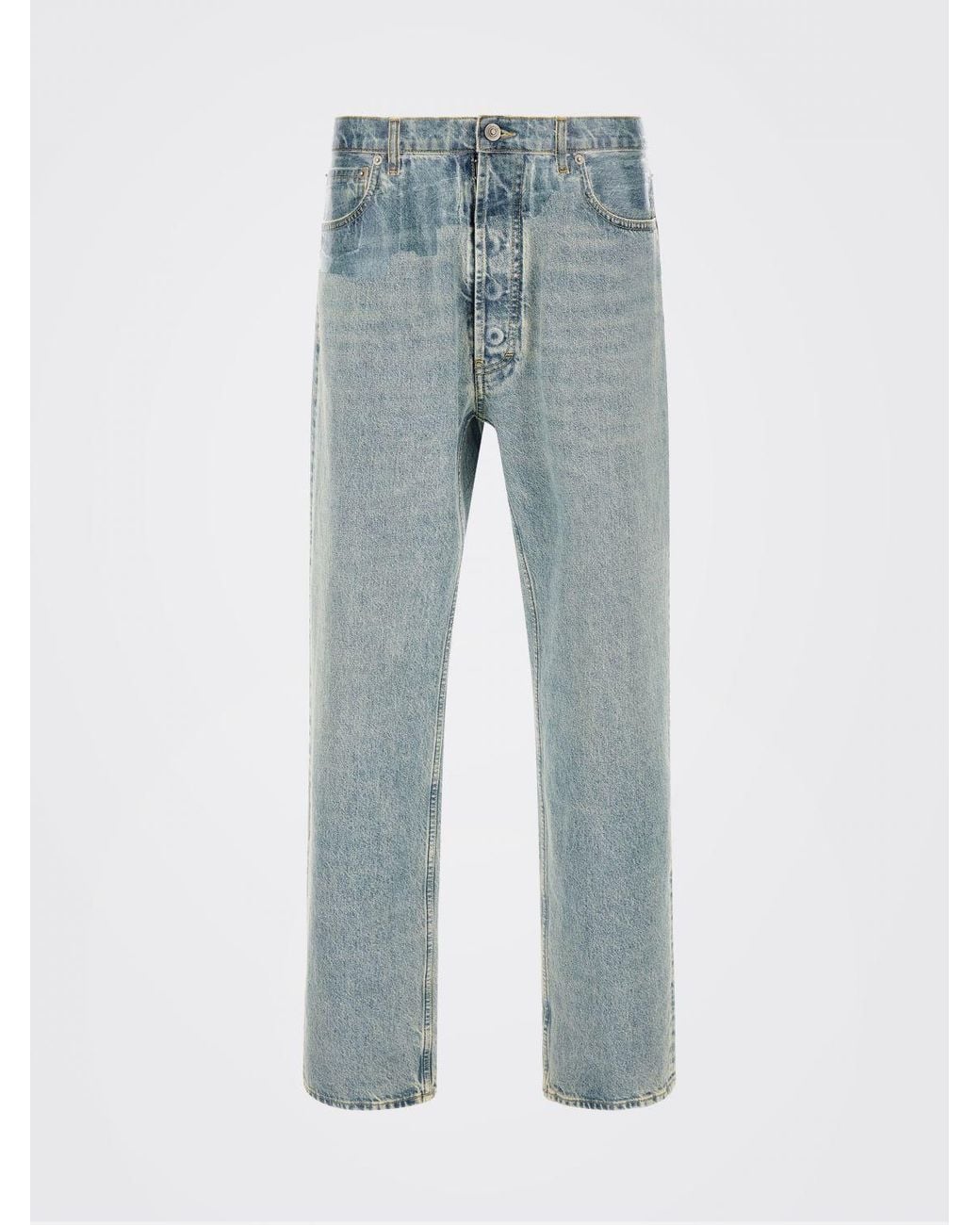 Maison Margiela Blue Straight Jeans for men
