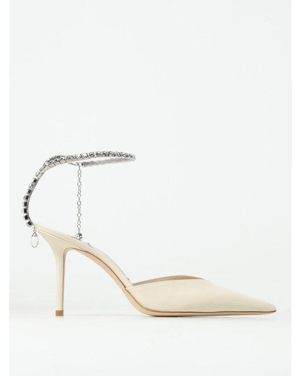 Jimmy choo deals cream shoes