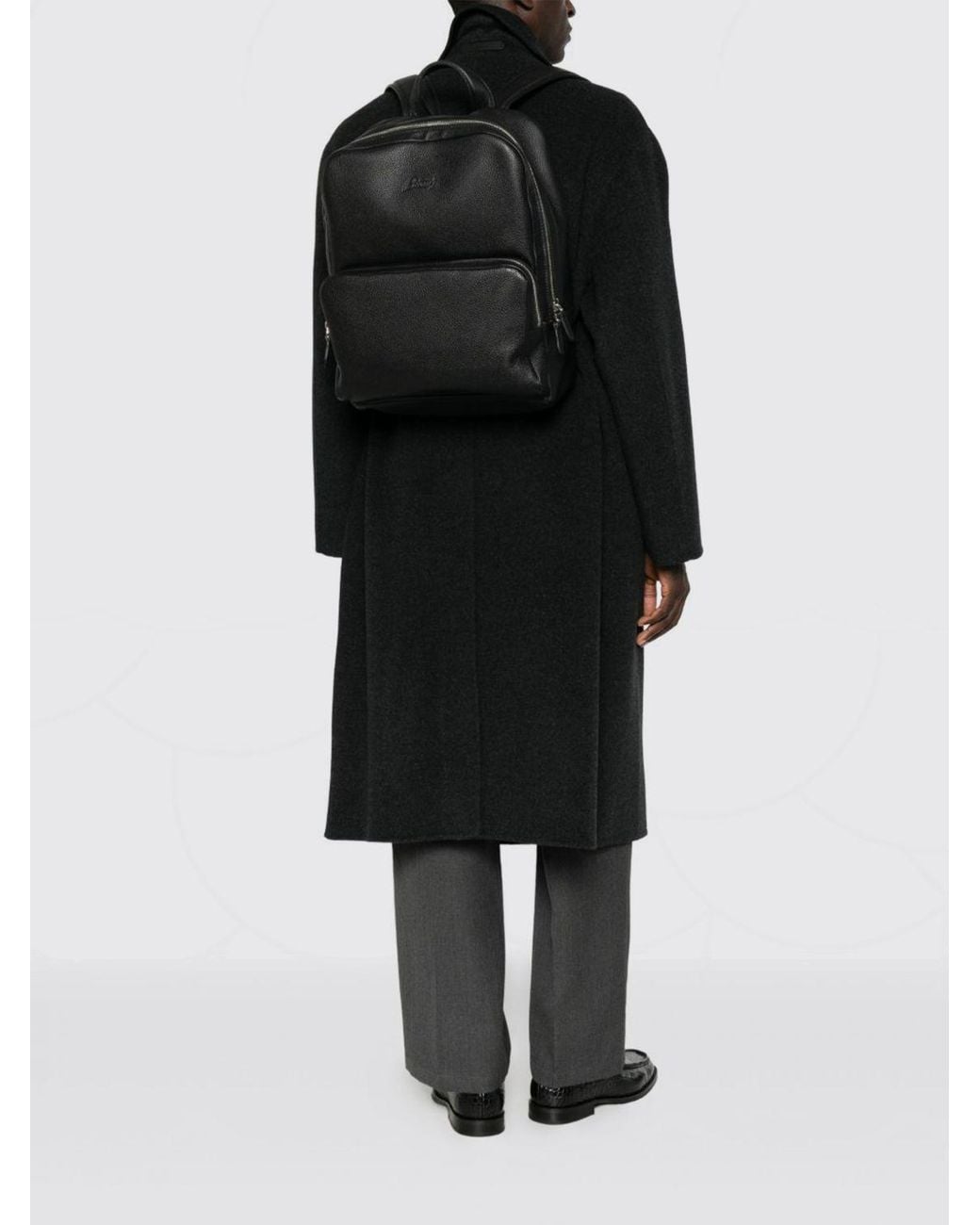 Zaino Uomo di Brioni in Black da Uomo