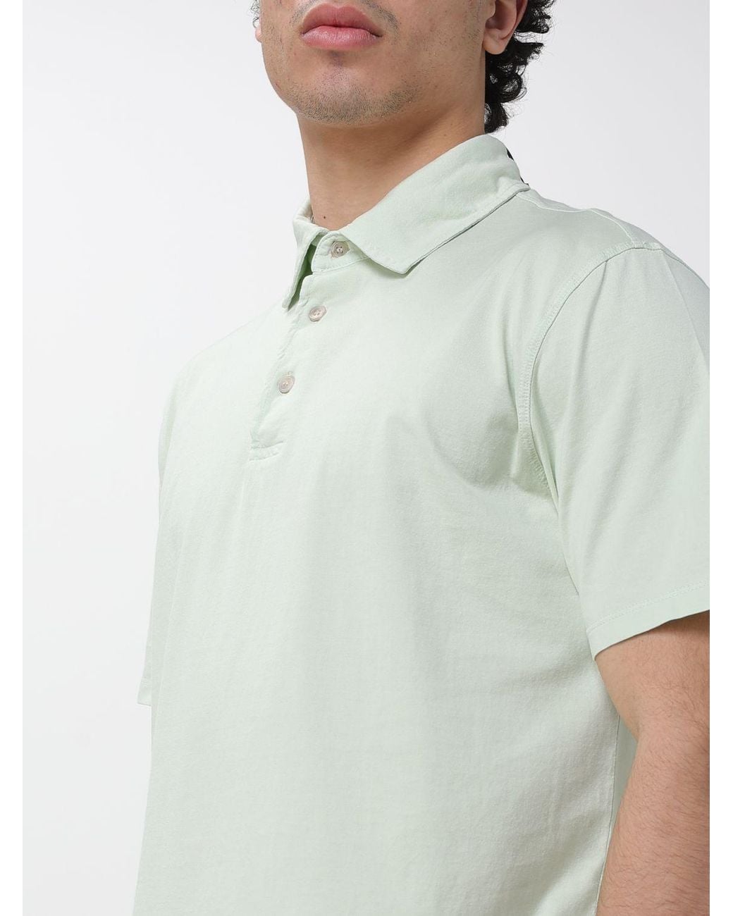 Paul & Shark Green Paul &Amp Shark Cotton Polo Shirt for men