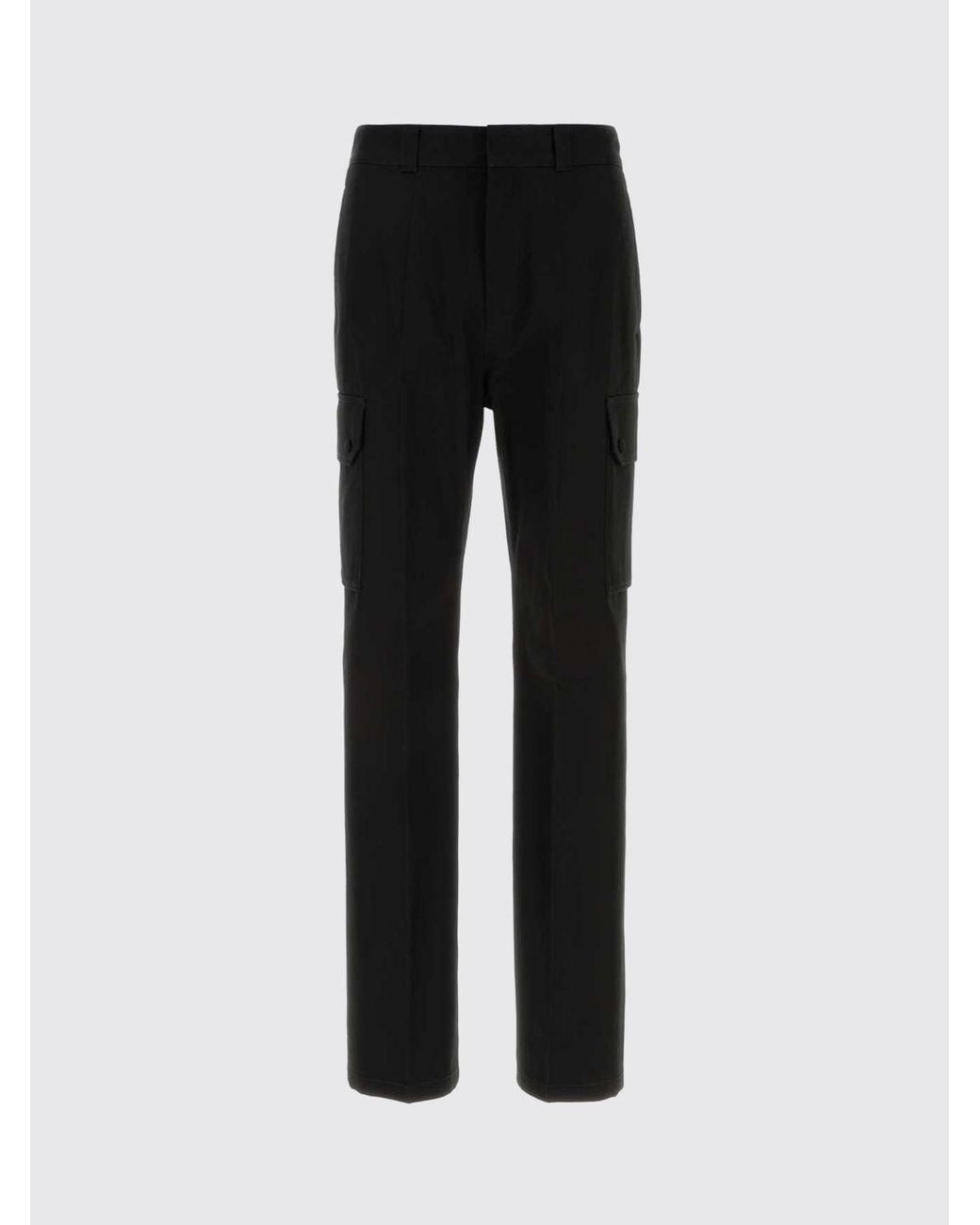 Givenchy Black Straight-Leg Cotton Cargo Trousers for men
