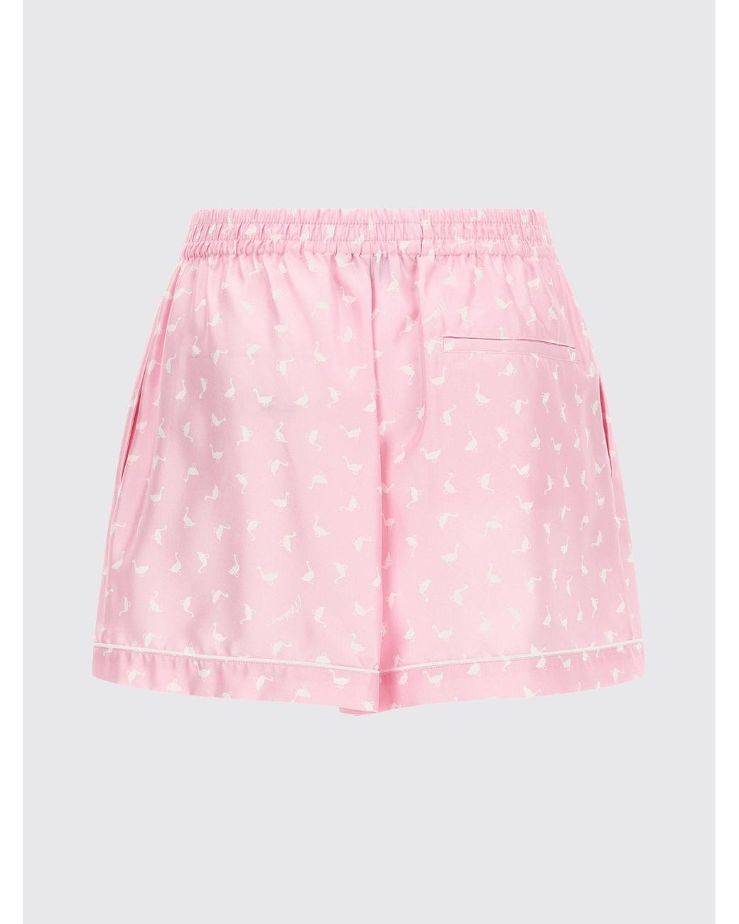 Moschino Couture Pink Printed Cotton Shorts