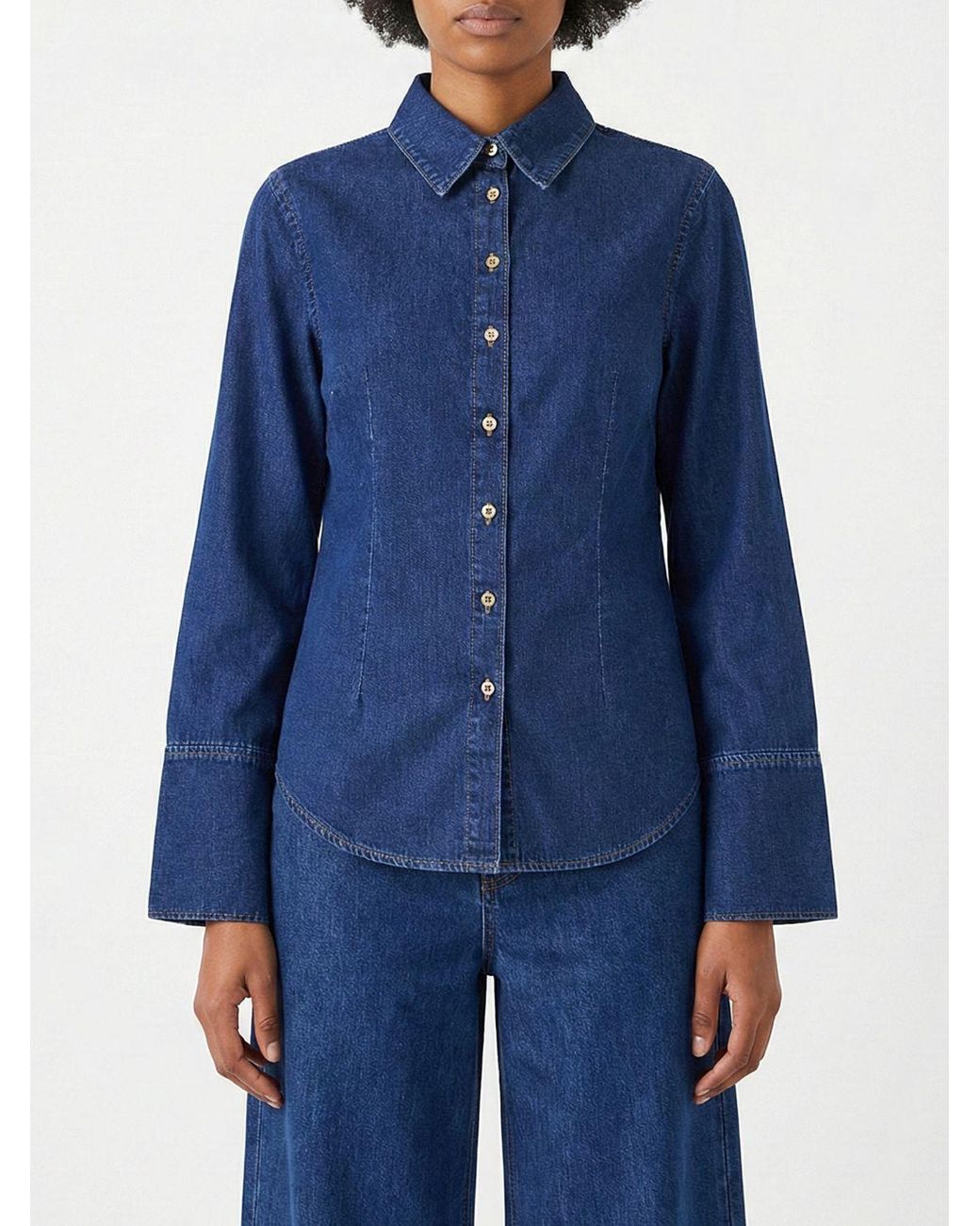 7 For All Mankind Blue Shirt
