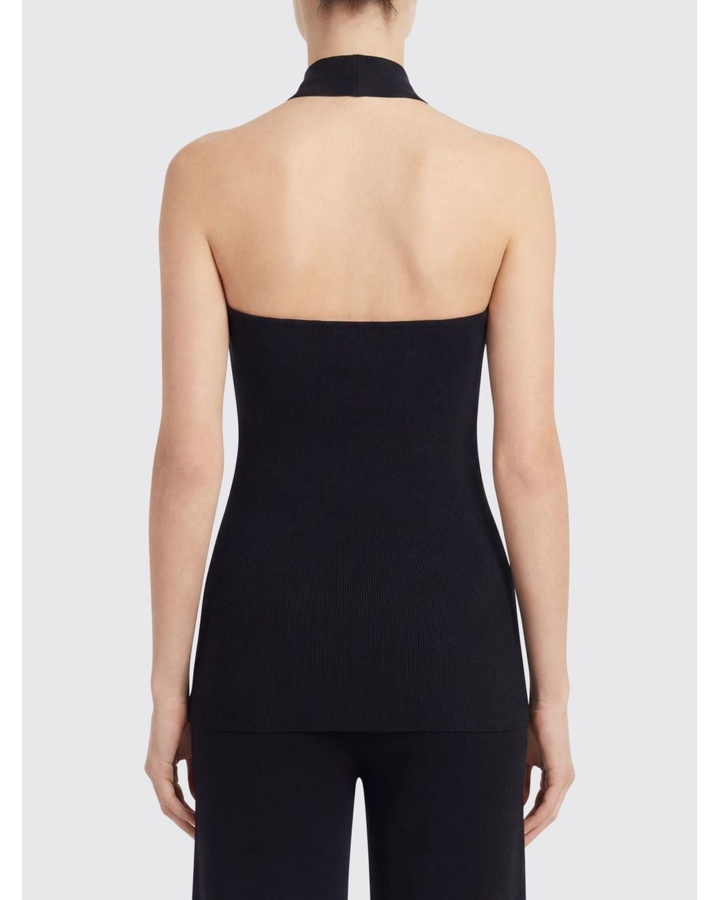 FEDERICA TOSI Blue Viscose Top