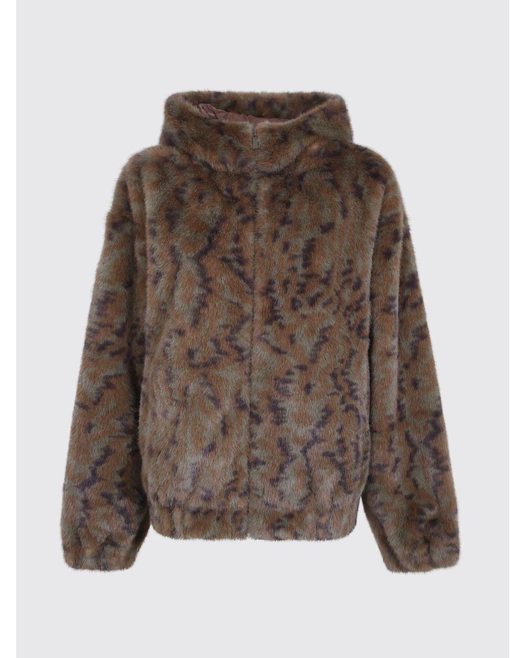 Drole de Monsieur Brown Hooded Short Jacket for men