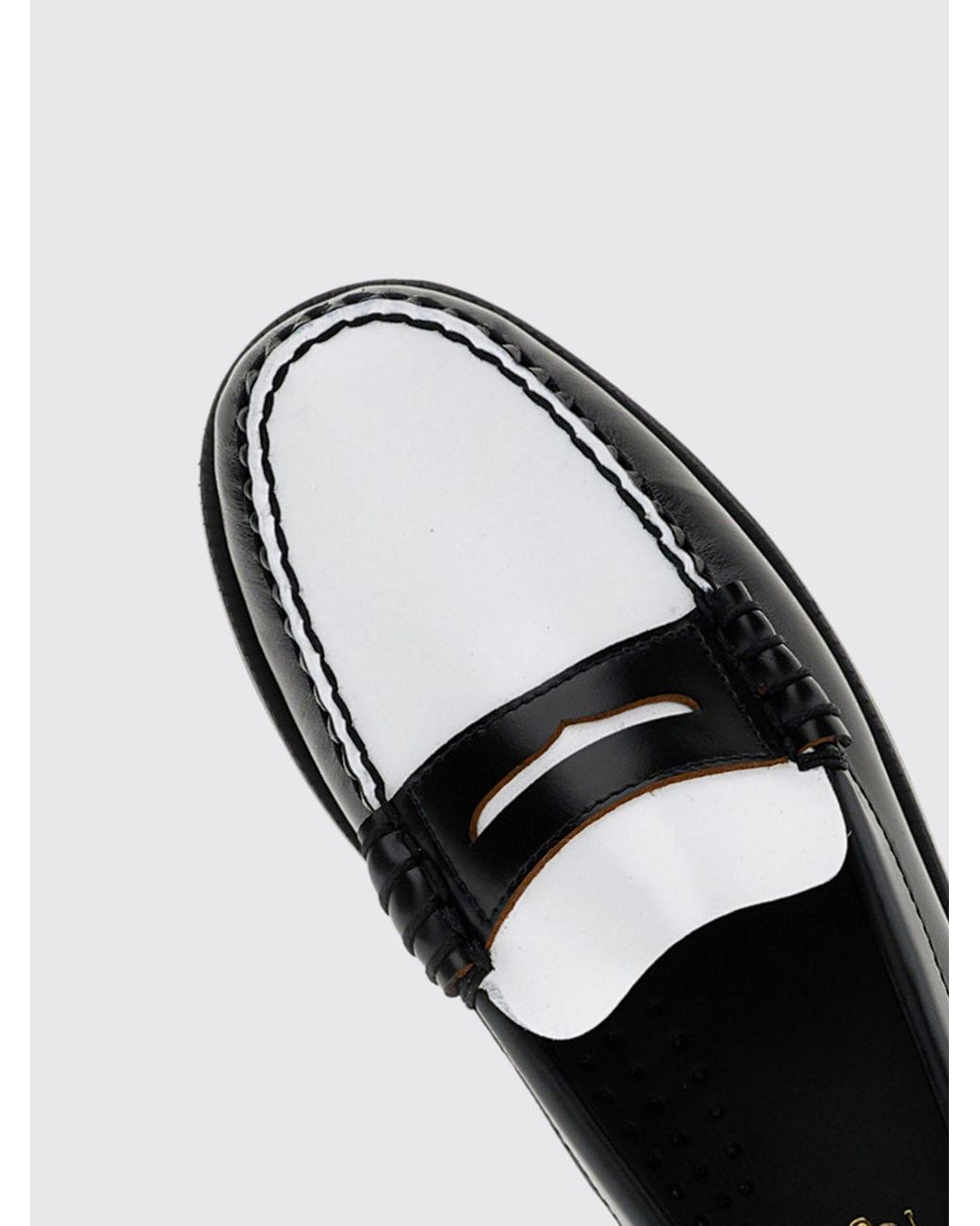 Sebago White Leather Loafers Classic Dan