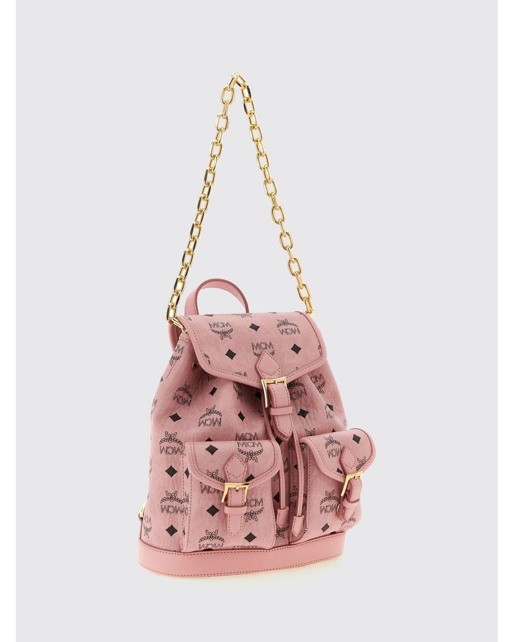 MCM Pink Backpack