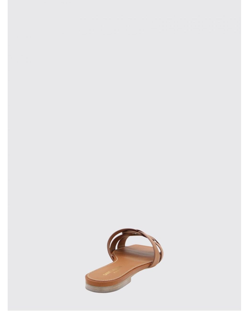 Saint Laurent Brown Heeled Sandal