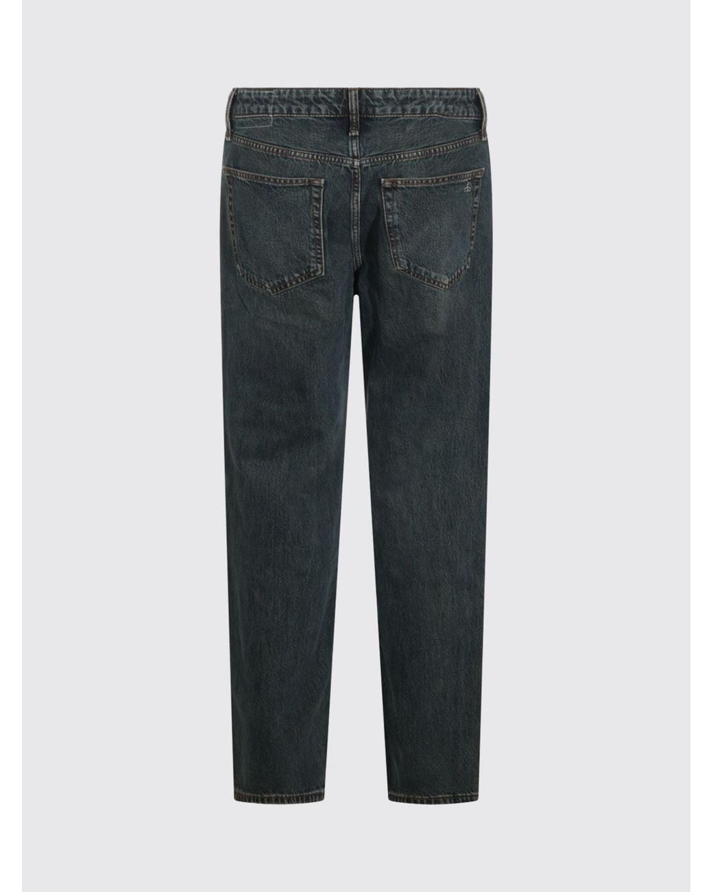 Rag & Bone Straight Fit Cotton Jeans With Five-Pocket Design in Black ...