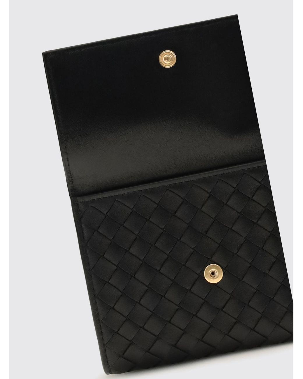 Bottega Veneta White Trifold Wallet