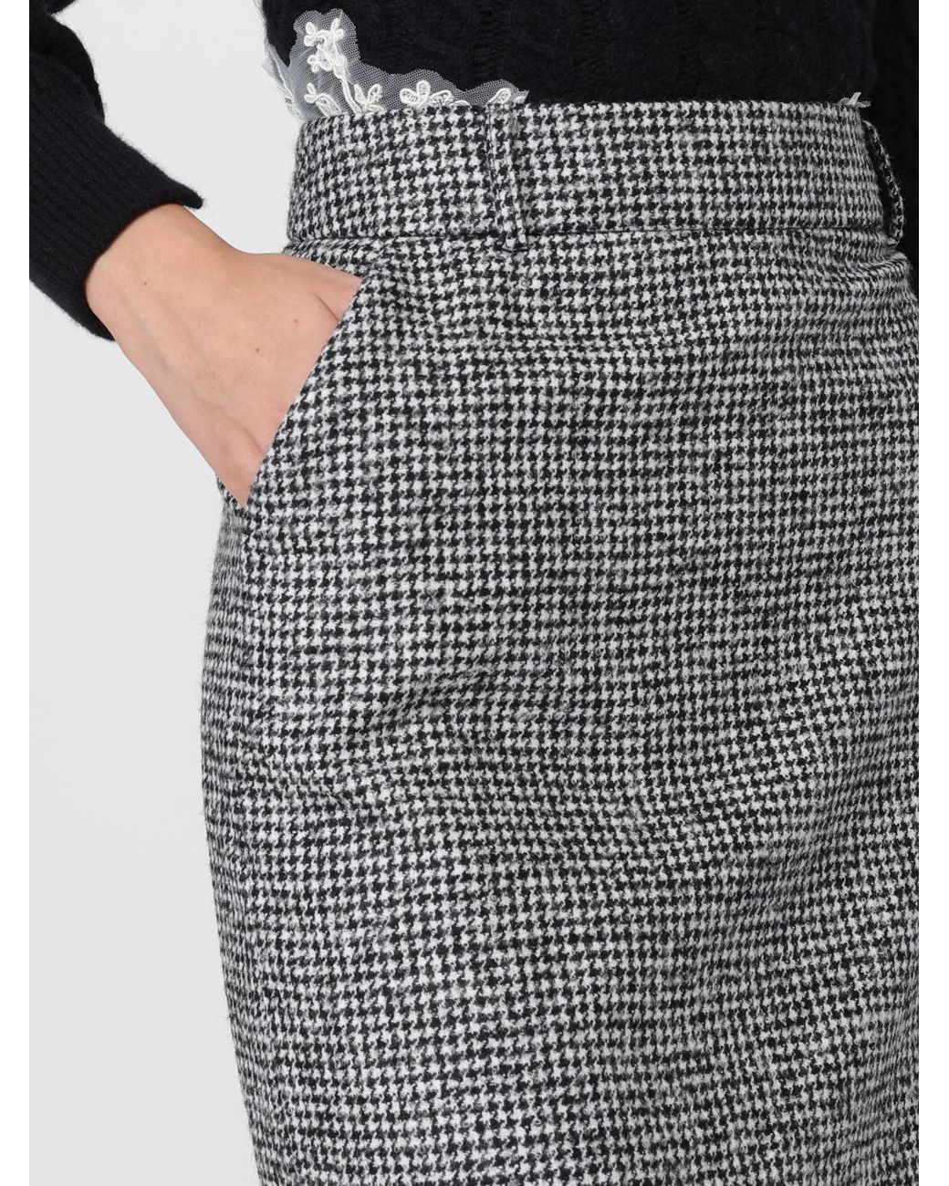 Ermanno Scervino Gray Skirt