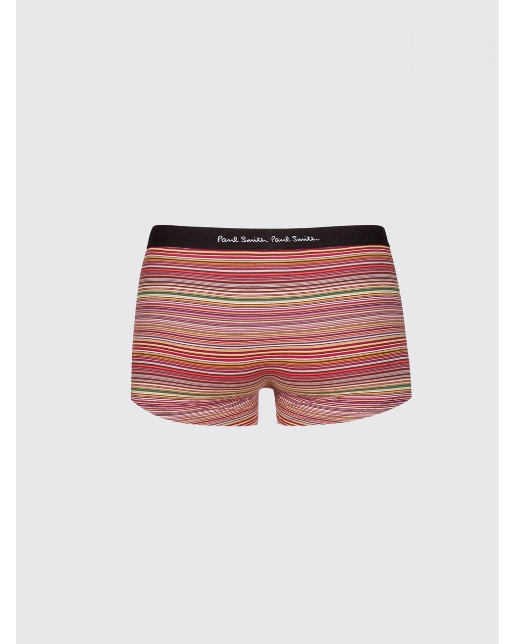 Paul Smith Black Set Of 5 Striped Cotton Boxers for men