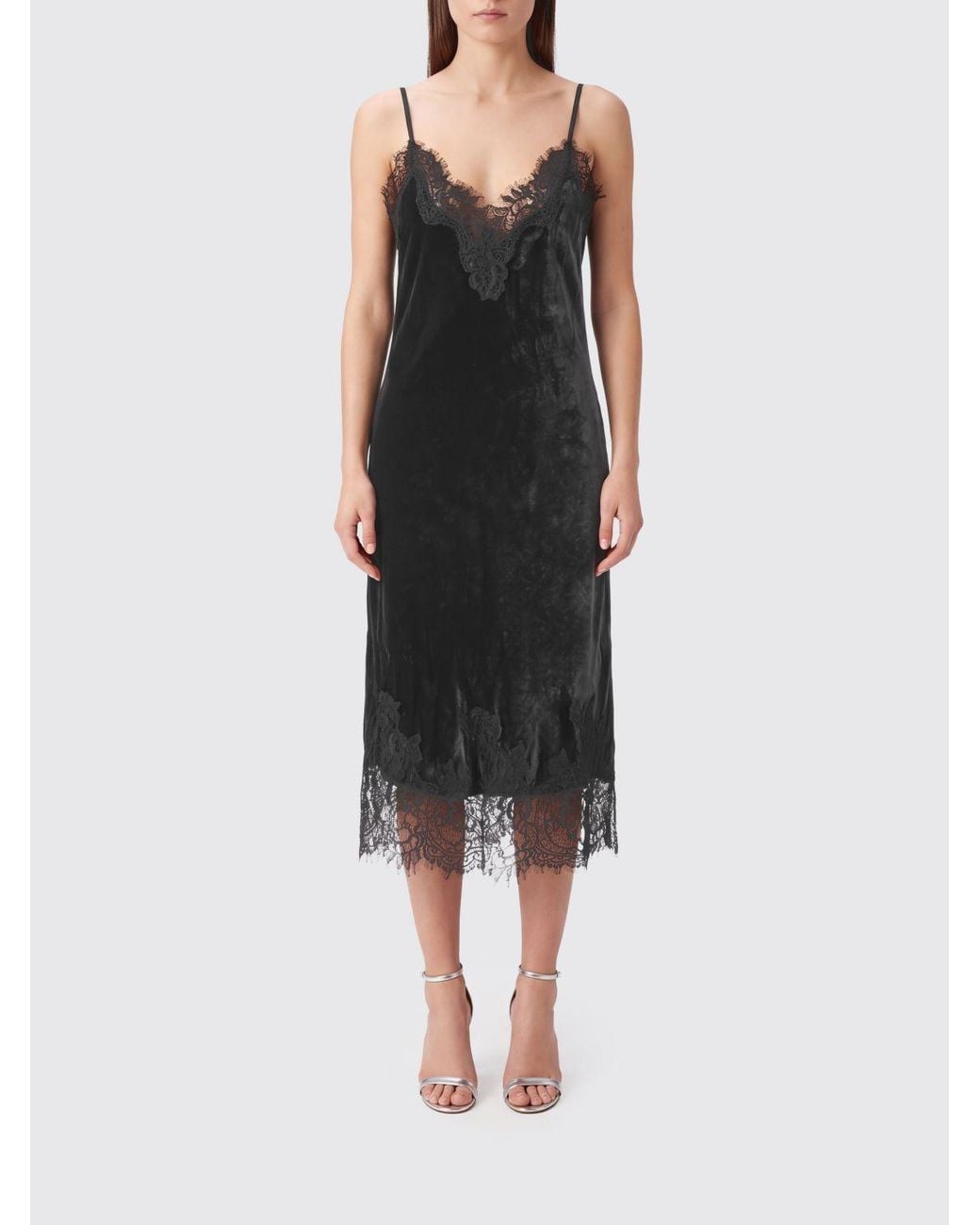 Gold Hawk Black Dress