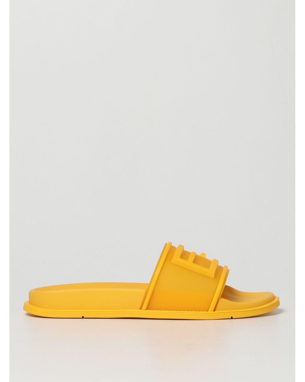 Sandalias Fendi de hombre de color Amarillo Lyst