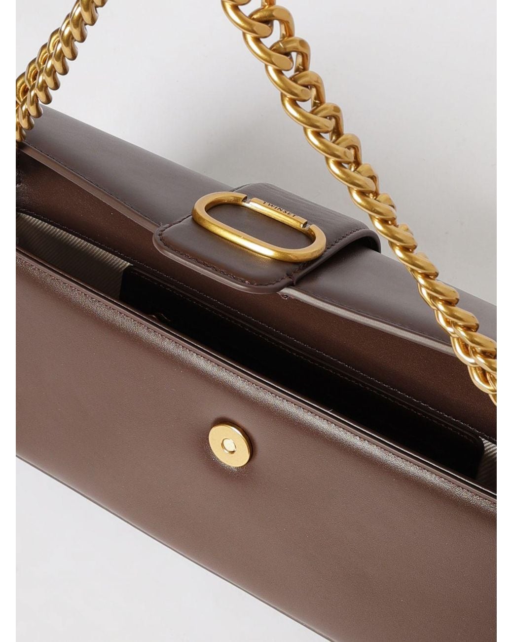 Twinset Brown Shoulder Bag