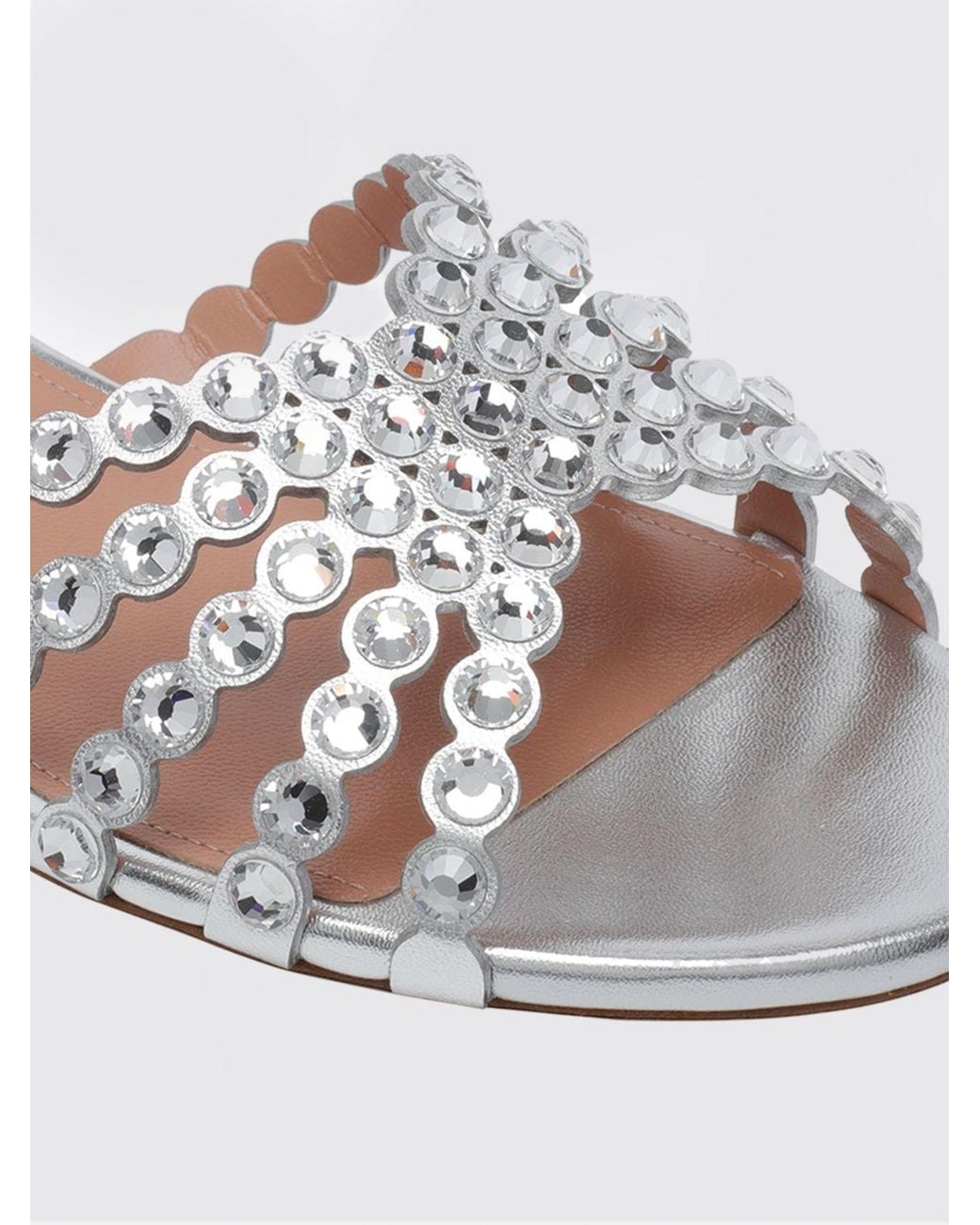 Aquazzura White Heeled Sandal