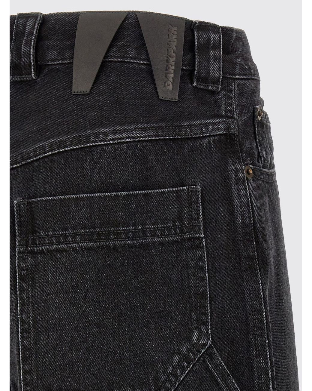 DARKPARK Blue High-Waisted Wide-Leg Baggy Jeans