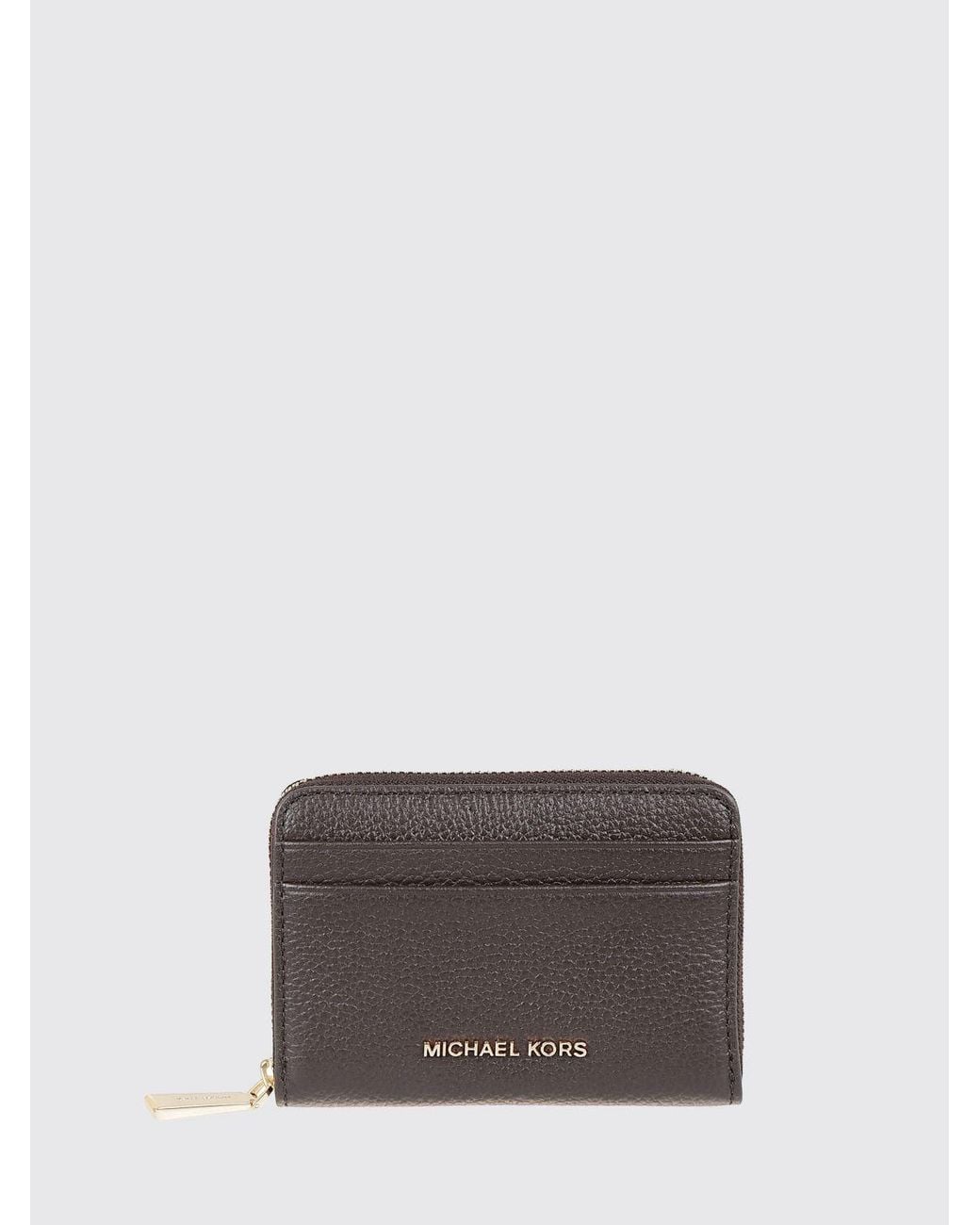 Michael Kors Gray Jet Set Continental Zip-Around Wallet
