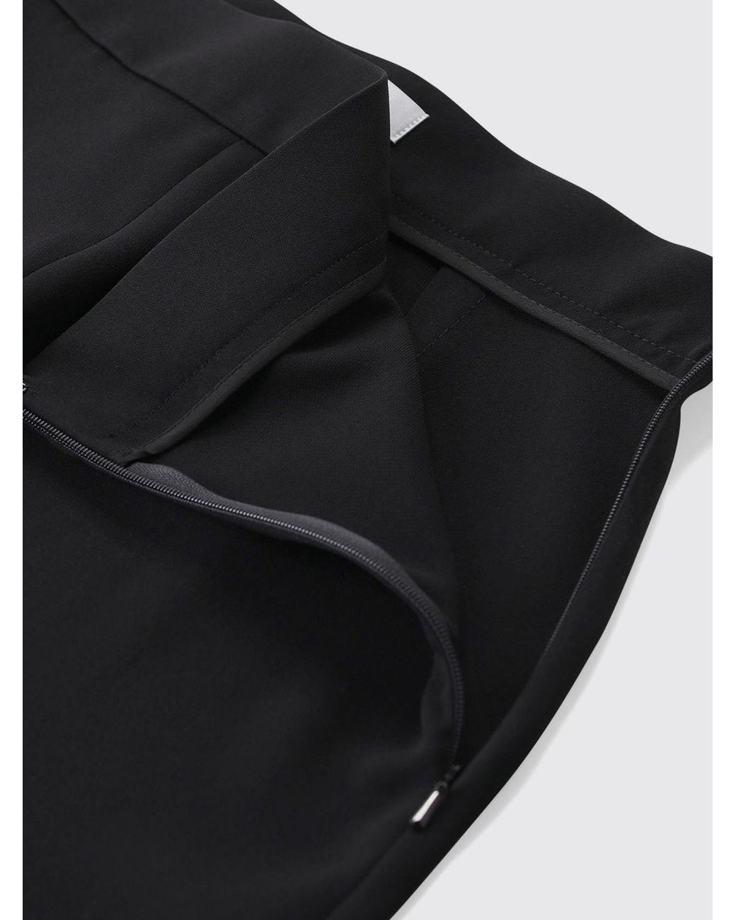 Max Mara Blue High-Waisted Wide-Leg Crêpe Palazzo Trousers