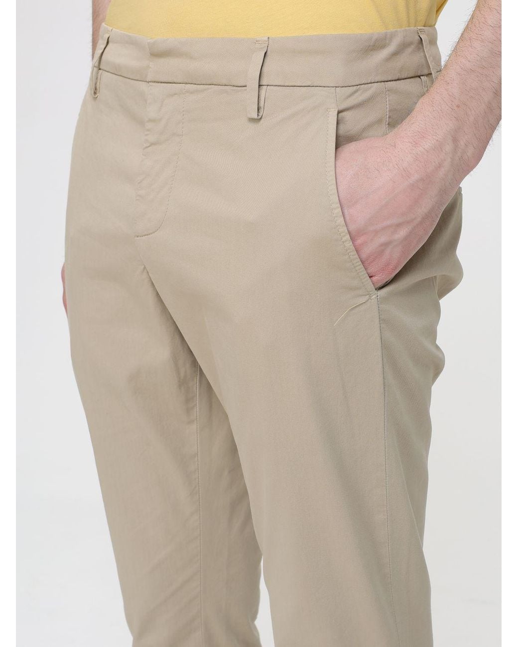 Dondup Natural Stretch Cotton Chino Trousers for men