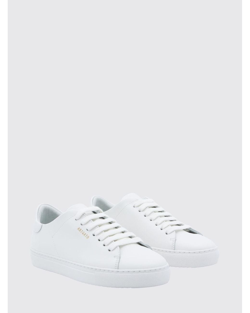Axel Arigato White Clean 90 Low Top Smooth Leather Sneakers for men