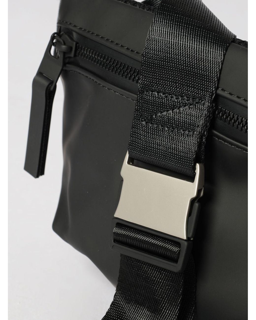 Marsupio Micro Valera Impermeabile Con Fibbia A Scatto di Rains in Black da Uomo