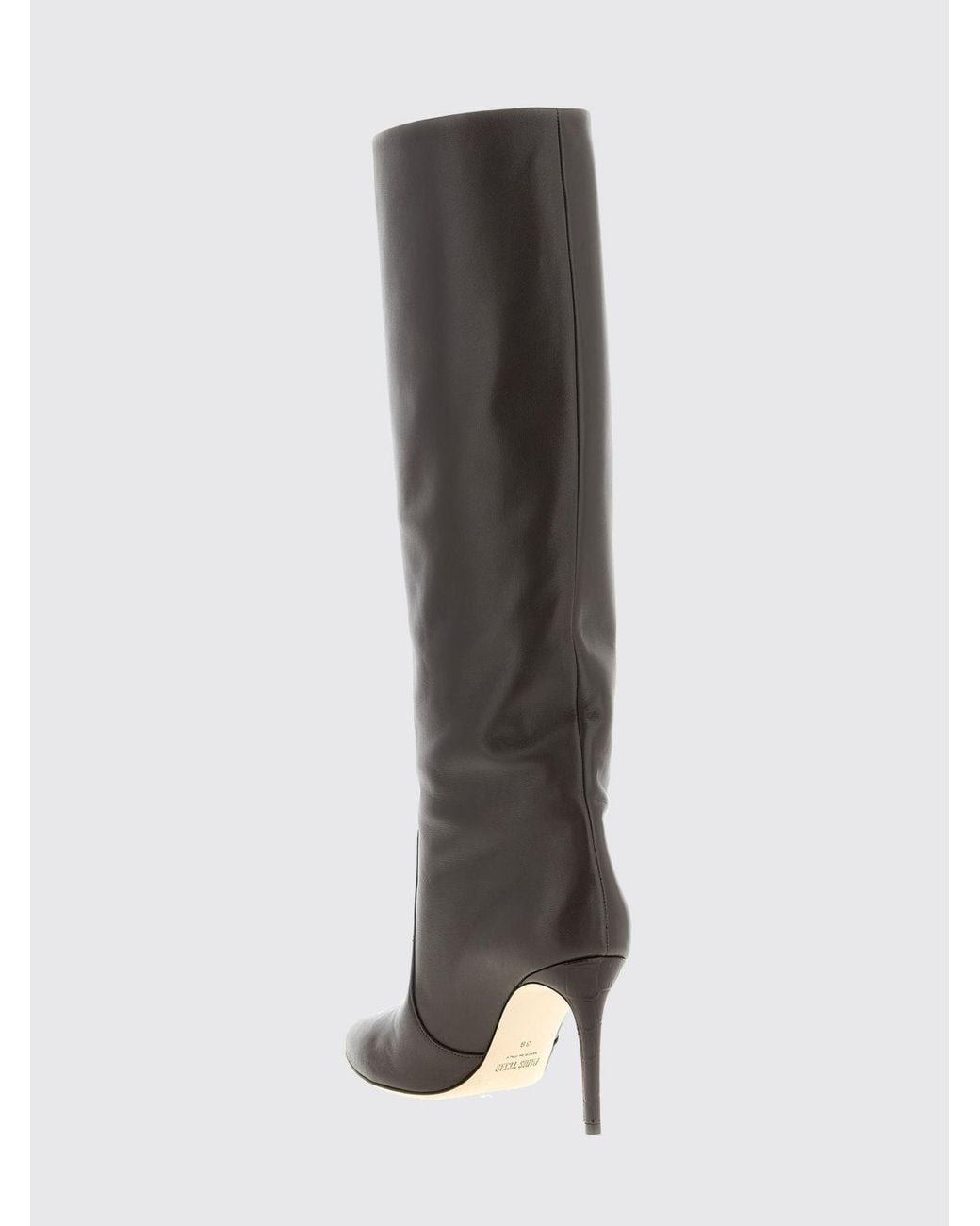 Paris Texas Brown Flat Ankle Boots