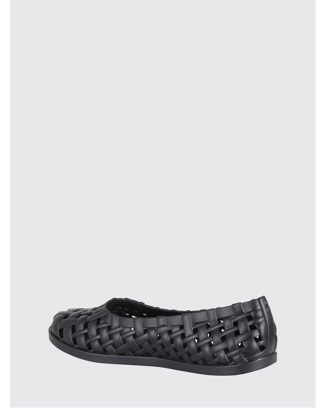 Melissa White Possession Woven And Perforated Pvc Flats
