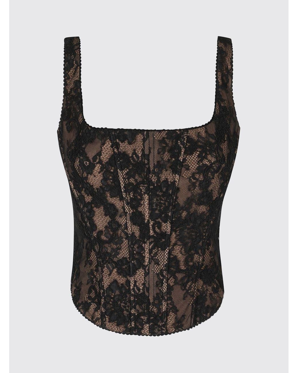 Top Bustier di Self-Portrait in Black