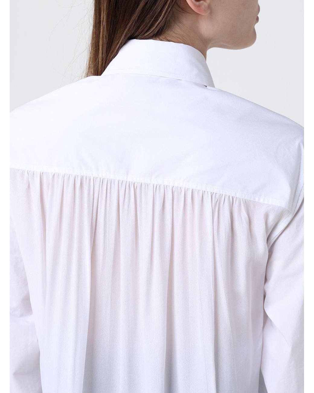 Pinko White Cotton Shirt