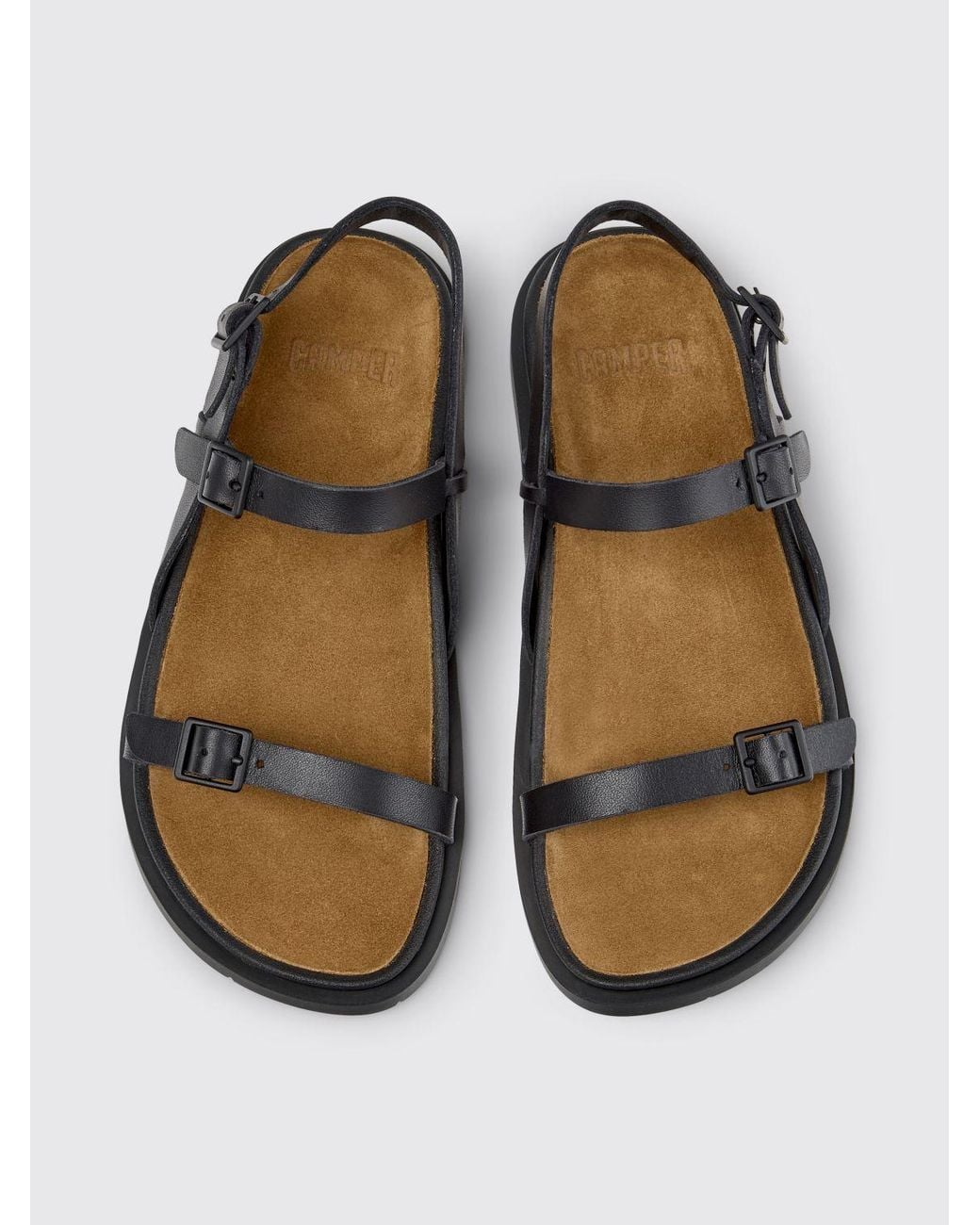 Camper White Flat Sandal