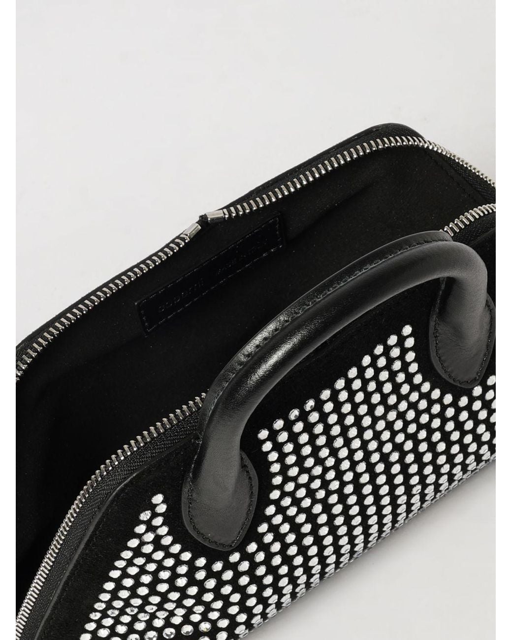 Mini Borsa A Mano Duffle di Coperni in Black