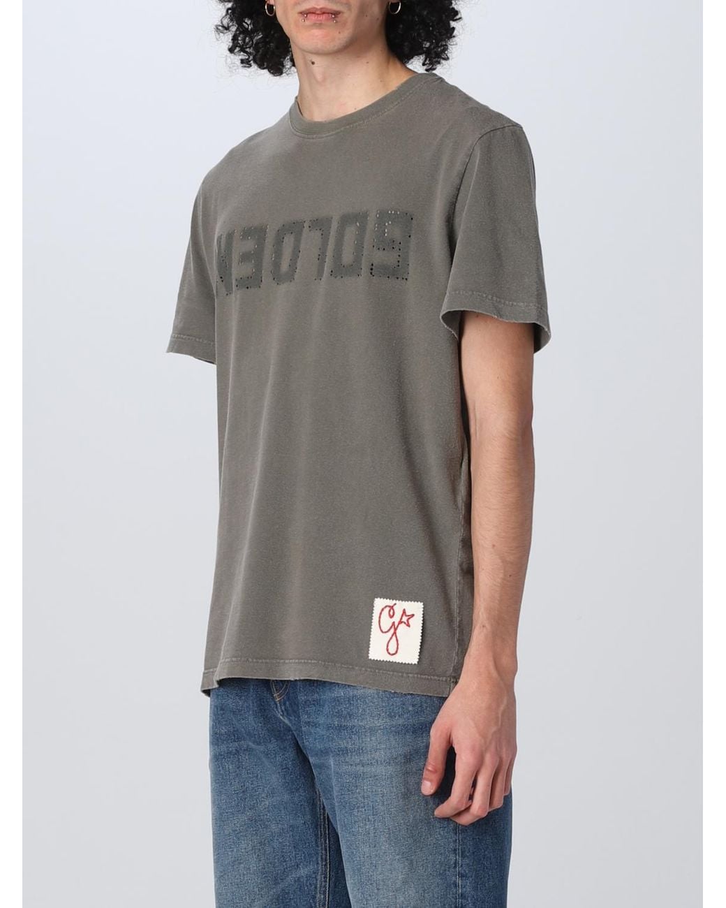 T-Shirt Homme Golden Goose Deluxe Brand pour homme en coloris Gray