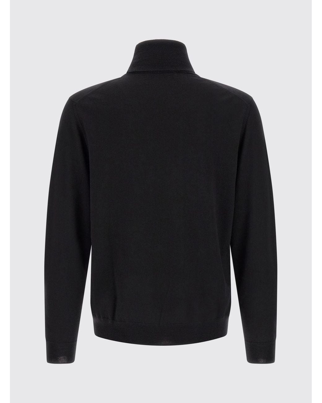 Zanone Blue Long-Sleeved Turtleneck Jumper for men