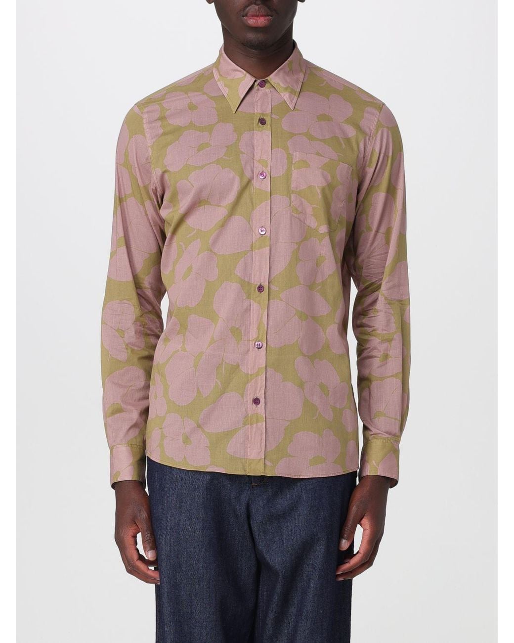 Dries Van Noten Blue Shirt for men